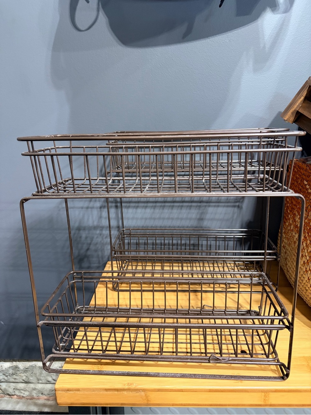 Two-Tier Metal Wire Racks